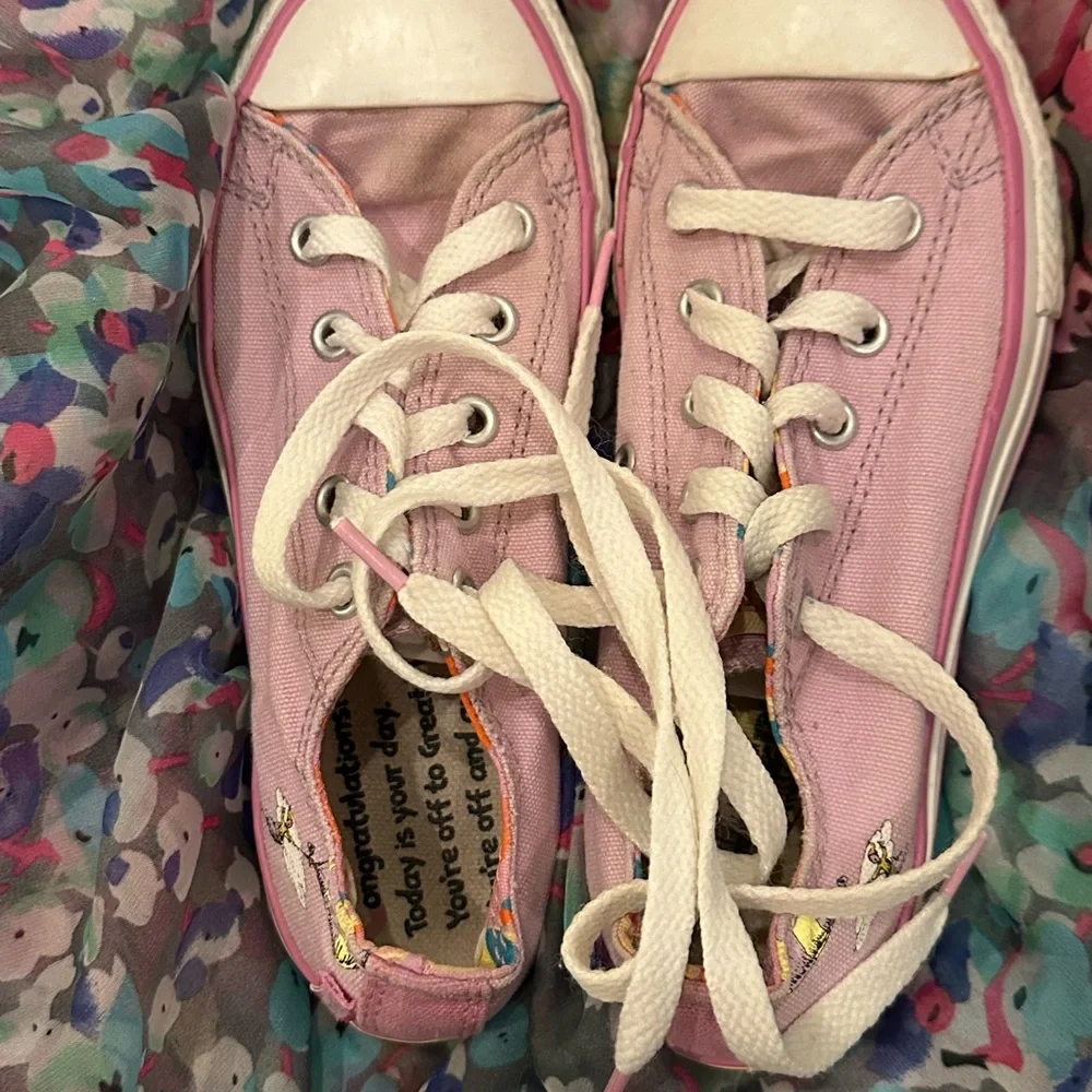 Converse Kids' Pink Dr. Seuss “Oh the Places You’ll Go” Shoes